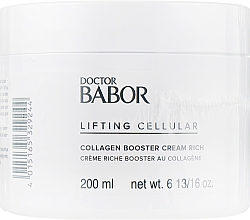 Krem liftingujący do skóry twarzy z kolagenem - Babor Doctor Babor Lifting Cellular Collagen Booster Cream Rich — Zdjęcie N2