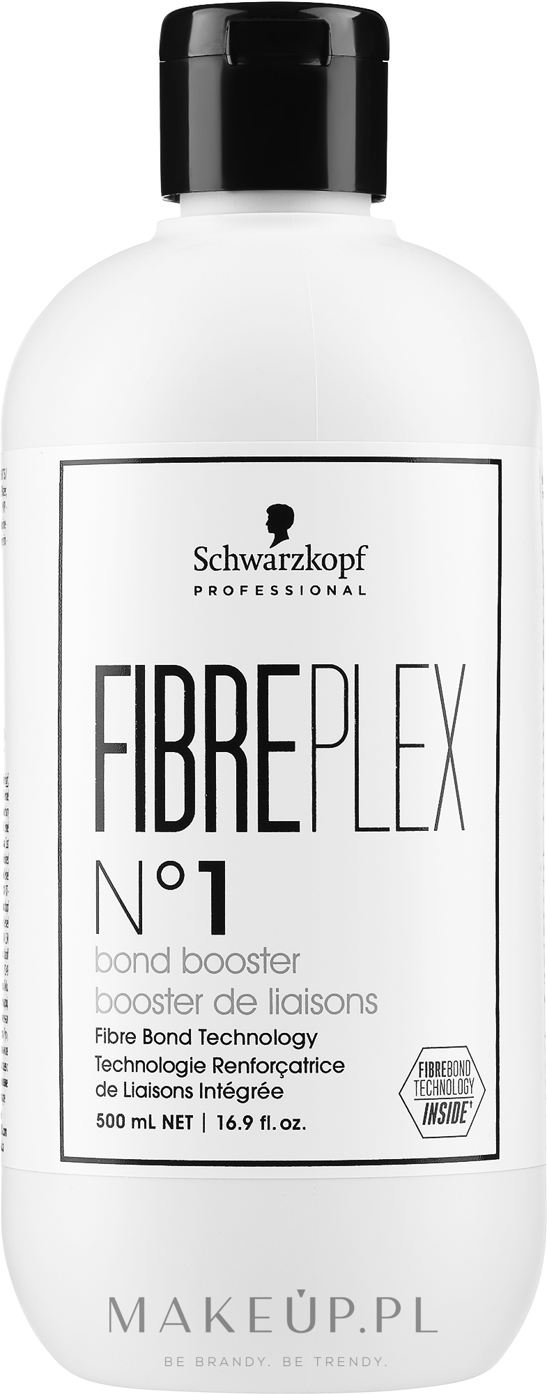 Preparat chroniący włosy podczas farbowania - Schwarzkopf Professional FibrePlex N1 Bond Booster — Zdjęcie 500 ml