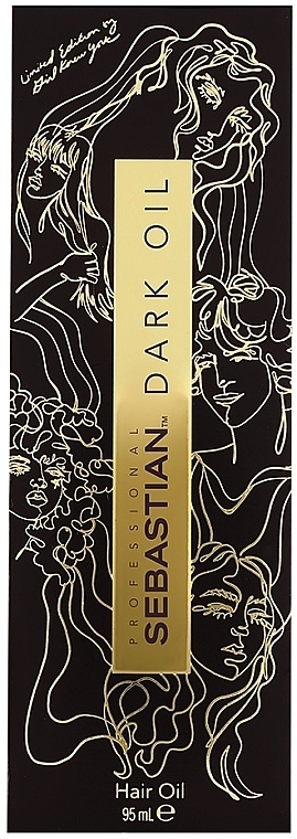 Olejek do stylizacji włosów - Sebastian Professional Dark Oil Limited Edition — Zdjęcie N2