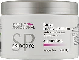 Kup Krem do masażu twarzy z zieloną herbatą, aloesem i masłem shea do każdego rodzaju cery - Strictly Professional SP Skincare Facial Massage Cream