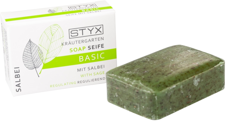 Tonizujące mydło w kostce Szałwia - Styx Naturcosmetic Basic Soap With Sage
