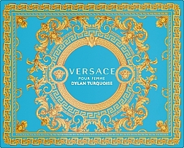 Versace Dylan Turquoise Pour Femme - Zestaw (edt 50 ml + b/gel 50 ml + sh/gel 50 ml) — Zdjęcie N2