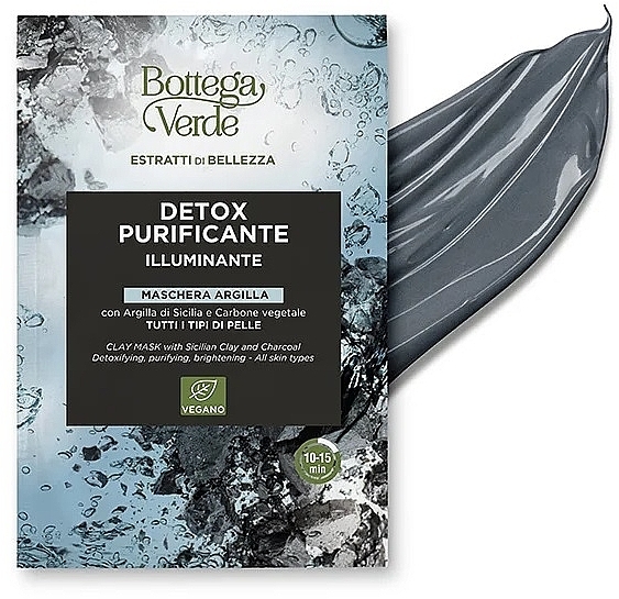 Maska na twarz - Bottega Verde Beauty Extracts Detox, Purifying Clay Mask — Zdjęcie N1