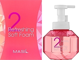 Delikatna pianka do higieny intymnej - Masil 2 Refreshing Soft Foam — Zdjęcie N2