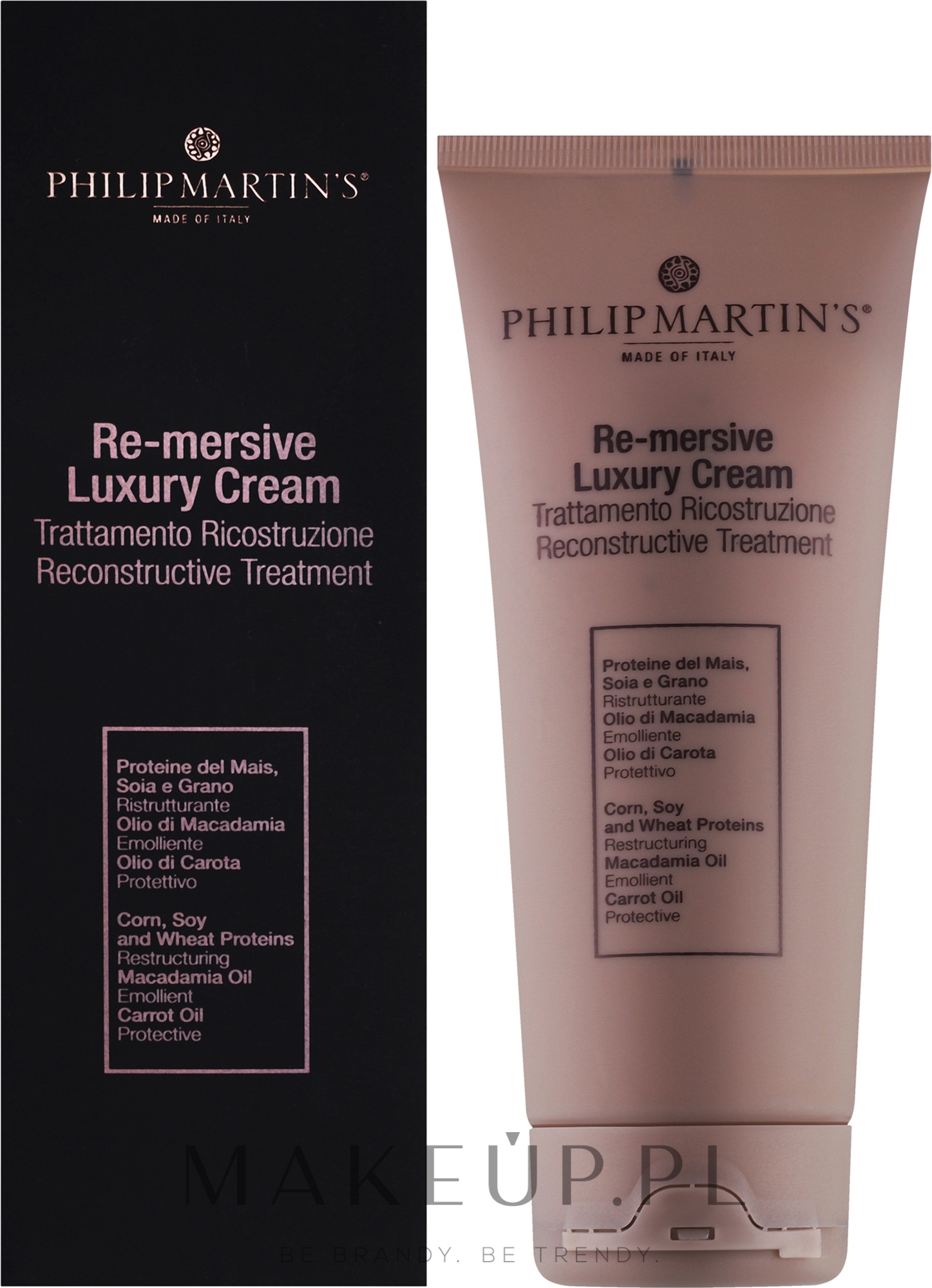 Pielęgnacja głęboko odbudowująca do włosów - Philip Martin's Re-Mersive Luxury Cream  — Zdjęcie 200 ml