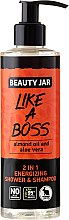 Kup Energetyzujący żel pod prysznic i szampon 2 w 1 dla mężczyzn Like A Boss - Beauty Jar 2in1 Energizing Shower & Shampoo