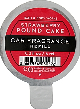 Kup Bath & Body Works Strawberry Pound Cake Car Fragrance Refill - Odświeżacz do samochodu (wymienny wkład)