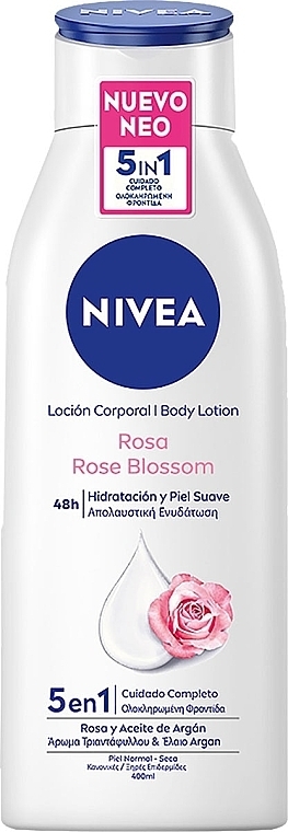 Balsam do ciała 5w1 - NIVEA Body Lotion 5in1 Rose Blossom — Zdjęcie N1