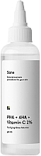 Tonik do twarzy z AHA, PHA i witaminą C	 - Sane Face Toner PHA + AHA + Vitamin C 2% Purifying Glow Solution — Zdjęcie N3