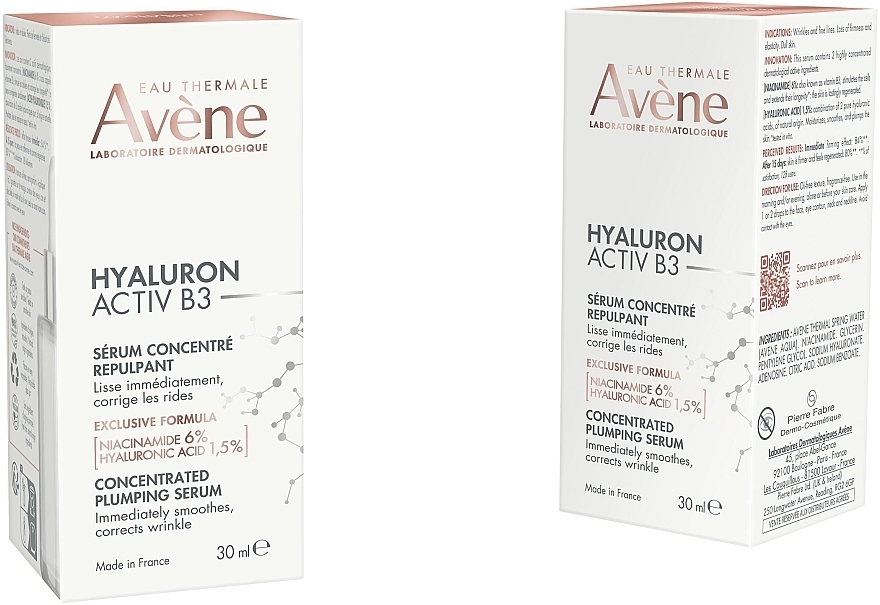 Skoncentrowane serum wypełniające - Avene Hyaluron Activ B3 Concentrated Plumping Serum — Zdjęcie N3