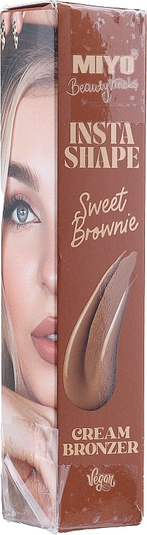 PRZECENA! Bronzer w kremie - Miyo Insta Shape Sweet Brownie Cream Bronzer * — Zdjęcie N3