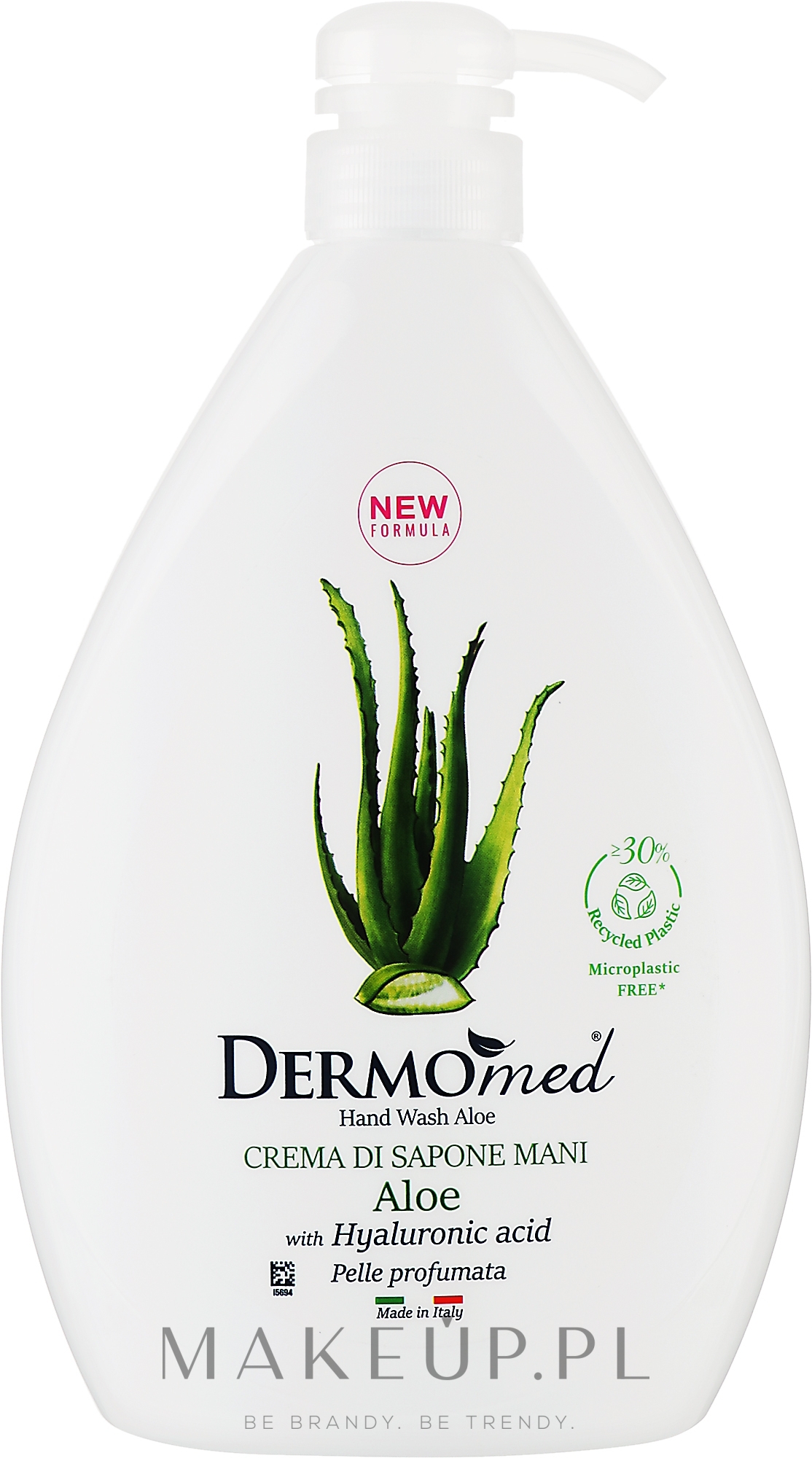 Kremowe mydło do rąk Aloes - Dermomed Hand Wash Aloe With Hyaluronic Acid — Zdjęcie 1000 ml
