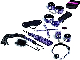 Zestaw do gry erotycznej, fioletowy - Tease & Please Master & Slave Bondage Game Purple — Zdjęcie N2
