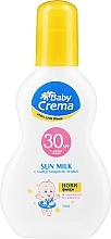 Mleczko do twarzy i ciała dla niemowląt z filtrem przeciwsłonecznym - Baby Crema Sun Milk SPF 30+ — Zdjęcie N1