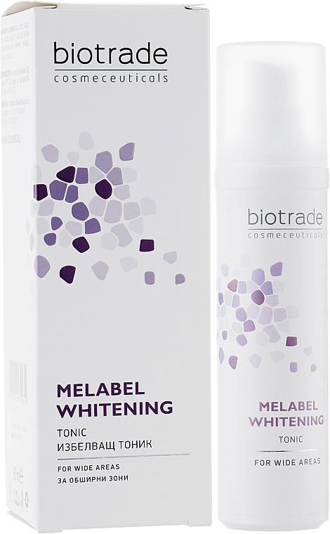 Tonik wybielający rozjaśniający plamy starcze i wyrównujący koloryt skóry - Biotrade Melabel Whitening Tonic — Zdjęcie N2