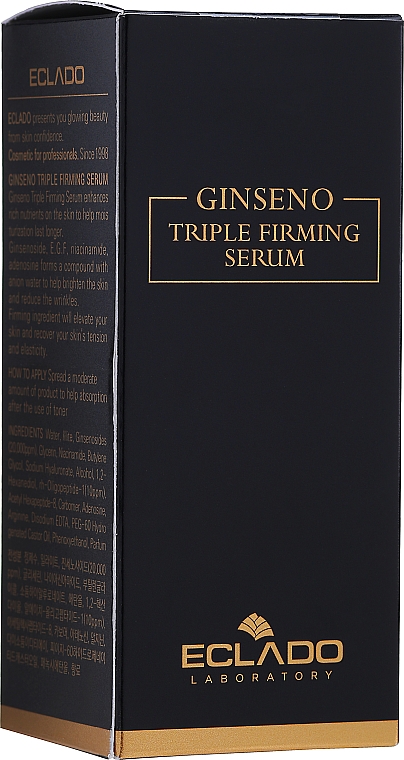 Serum ujędrniające do twarzy - Eclado Laboratory Ginseno Triple Firming Serum — Zdjęcie N2