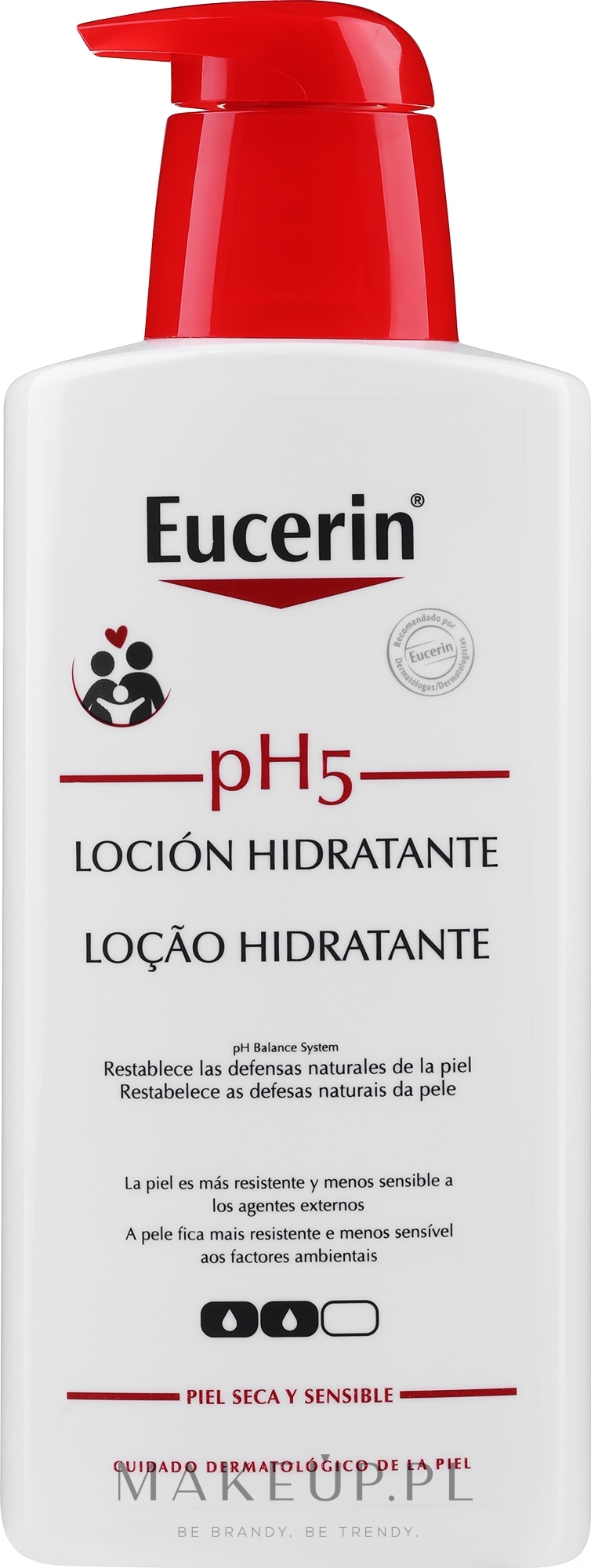 Nawilżający balsam do wrażliwej skóry ciała - Eucerin pH5 Body Lotion — Zdjęcie 400 ml