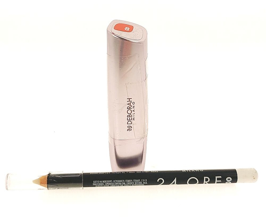 Zestaw - Deborah Milano (lip/stick/4.4g + lip/pencil/1.4g) — Zdjęcie N1