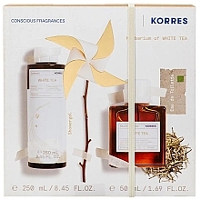 Korres White Tea - Zestaw (edt/50ml + sh/gel/250ml) — Zdjęcie N1