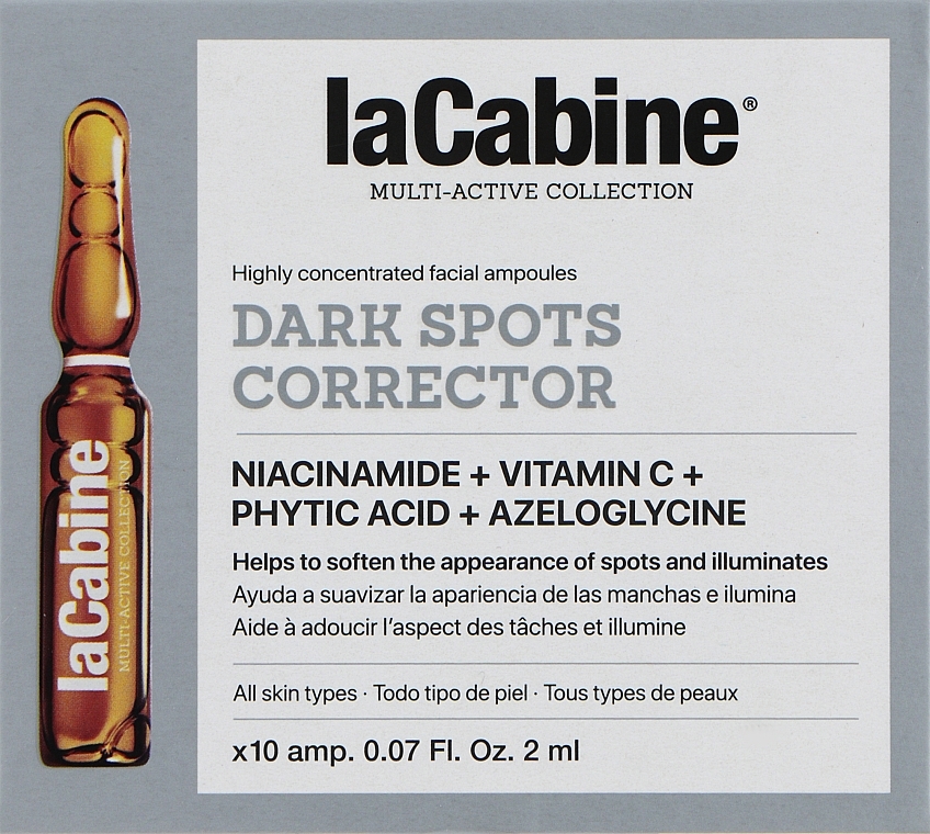 Ampułki do twarzy przeciw plamom starczym - La Cabine Dark Spots Corrector — Zdjęcie N2