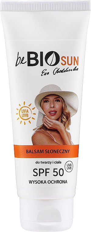 Balsam przeciwsłoneczny - BeBio Sun Body and Face balm With Sunscreen Filter SPF 50 — Zdjęcie N1
