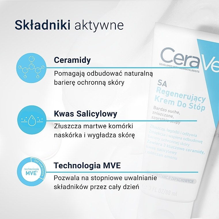 Regenerujący krem do stóp - CeraVe SA Renewing Foot Cream — Zdjęcie N6