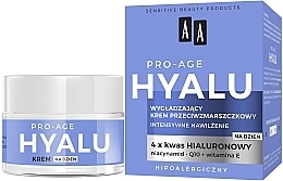 Kup Wygładzający krem przeciwzmarszczkowy Intensywne nawilżenie - AA Cosmetics Hyalu Pro-Age