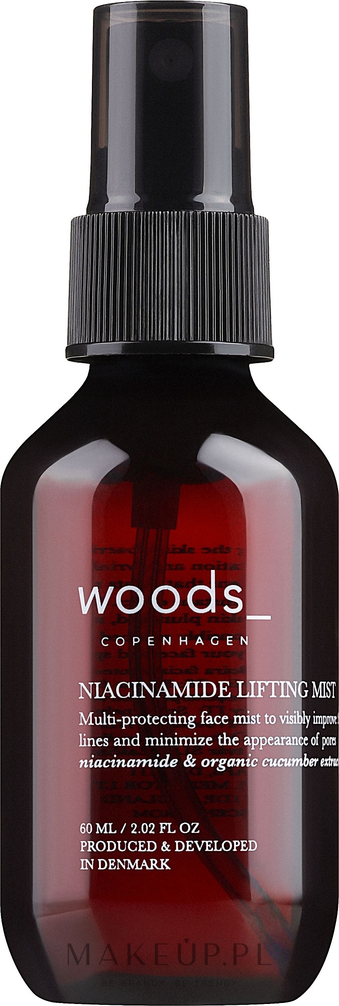 Liftingująca mgiełka do twarzy z niacynamidem - Woods Copenhagen Niacinamide Lifting Ansigtsmist  — Zdjęcie 60 ml