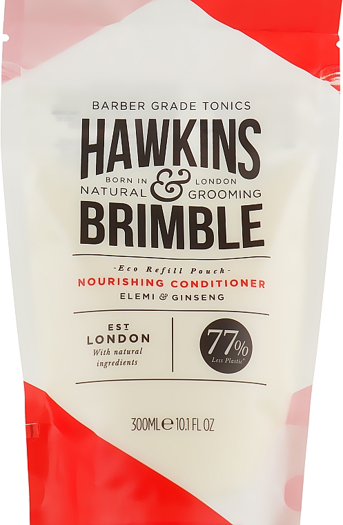 Odbudowująca odżywka do włosów - Hawkins & Brimble Nourishing Conditioner EcoRefillable (wkład uzupełniający) — Zdjęcie N1