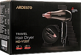 Podróżna suszarka do włosów - Ardesto HD-Y120T — Zdjęcie N2