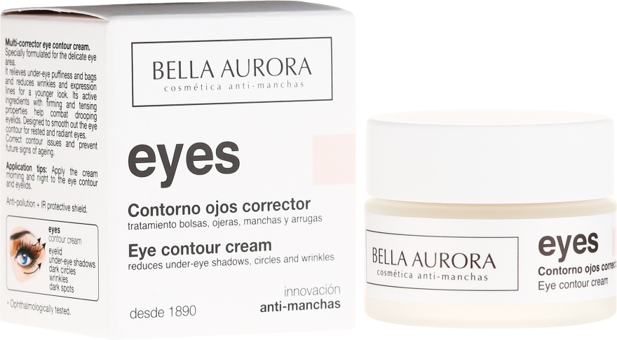 Krem na okolice oczu - Bella Aurora Eye Contour Cream — Zdjęcie N1