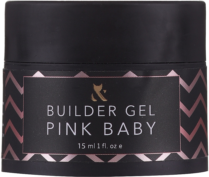 Baza pod manicure hybrydowy - F.O.X Builder Gel Pink Baby — фото N1