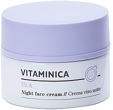PREZENT! Krem do twarzy na noc - Bioearth Vitaminica Vit A Night Face Cream (próbka)  — Zdjęcie N1