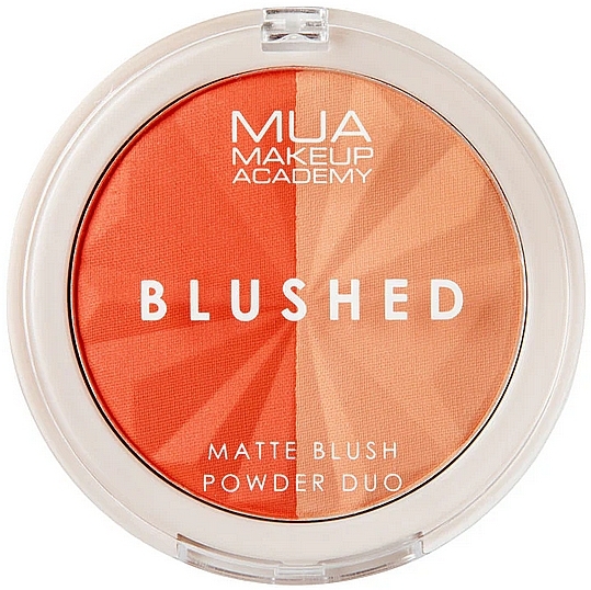 Podwójny róż do twarzy - MUA Blushed Duo Powder Blusher — Zdjęcie N1