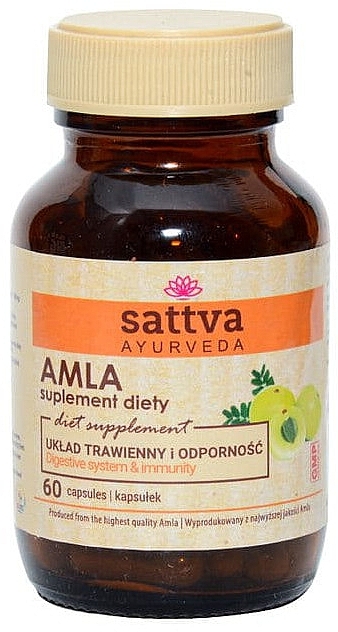 Suplement diety - Sattva Ayurveda Amla Extract Supplement — Zdjęcie N1