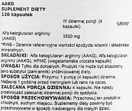 Alfaketoglutaran argininy w kapsułkach - Applied Nutrition AAKG — Zdjęcie N2