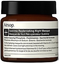 Kup Nawilżająca maska na twarz - Aesop Sublime Replenishing Night Masque