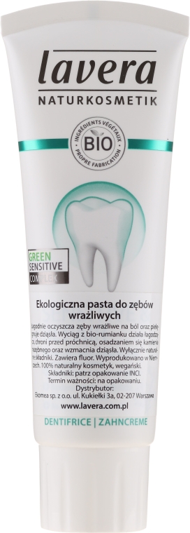 Łagodząca pasta do wrażliwych zębów - Lavera Sensitive & Repair Toothpaste — Zdjęcie N2