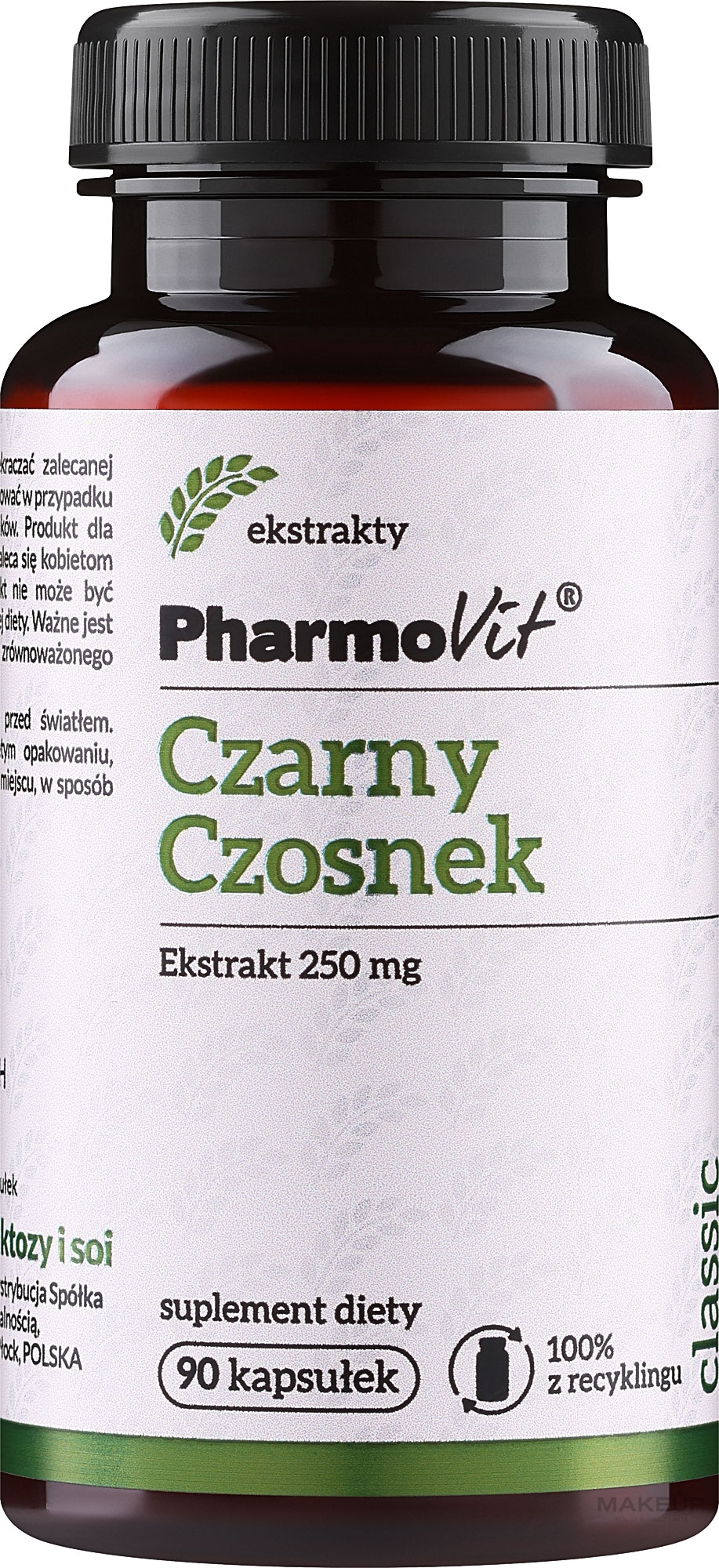 Suplement diety Czarny czosnek - Pharmovit Classic — Zdjęcie 90 szt.