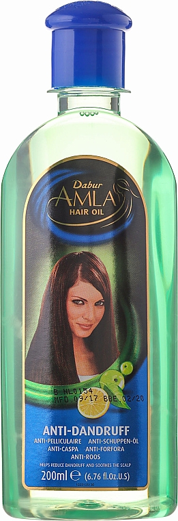 Przeciwłupieżowy olejek do włosów - Dabur Amla Hair Oil Anti-Dandruff — Zdjęcie N3