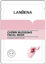 Kup Maska do twarzy z kwiatem wiśni - Lanbena Firming Skin Serum Facial Mask