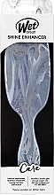 Szczotka do włosów, srebrny - The Wet Brush Metallic Marble Silver — Zdjęcie N2