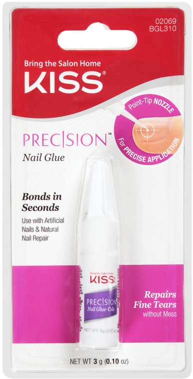 Klej do paznokci - Kiss Nail Glue Precision — Zdjęcie N1