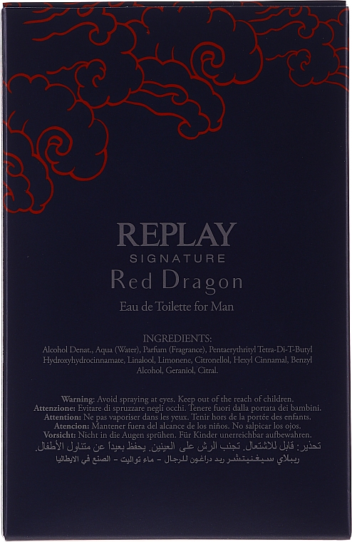 Signature Replay Signature Red Dragon - Woda toaletowa — Zdjęcie N3
