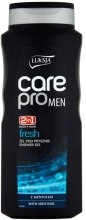 Kup Żel pod prysznic z mentolem dla mężczyzn - Luksja Care Pro Men Fresh