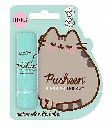 Balsam do ust - Bi-es Pusheen The Cat Watermelon Lip Balm — Zdjęcie N1
