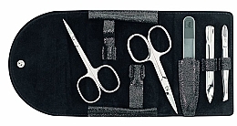Kup Zestaw do manicure, 5 elementów Glamour, czarny - Erbe Solingen 9154