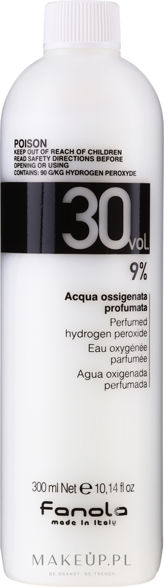 Emulsja utleniająca - Fanola Acqua Ossigenata Perfumed Hydrogen Peroxide Hair Oxidant 30vol 9% — Zdjęcie 300 ml