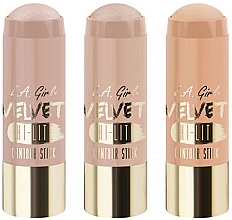 Rozświetlacz do twarzy - L.A. Girl Velvet Contour Sticks Hi-Lite — Zdjęcie N1