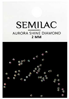 Cyrkonie do paznokci, 2 mm - Semilac Aurora Shine Diamond — Zdjęcie N1